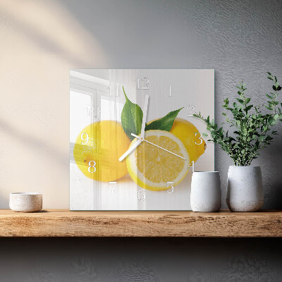 Reloj cuadrado Limones
