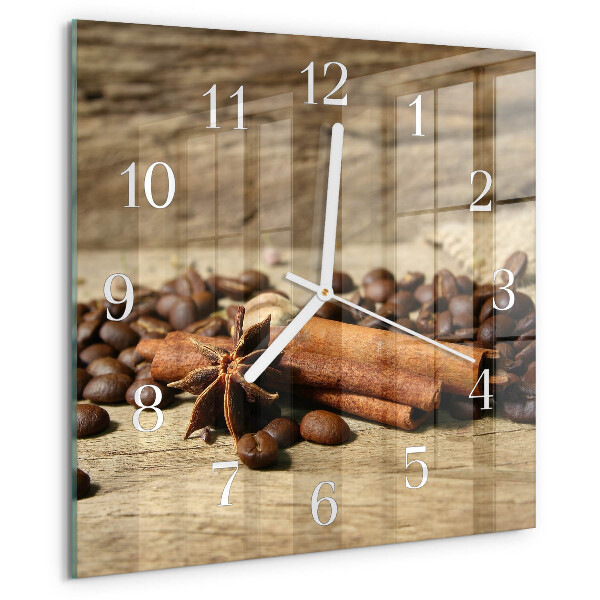 Reloj cuadrado Anís Canela