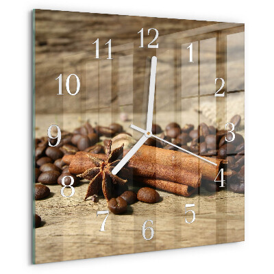Reloj cuadrado Anís Canela