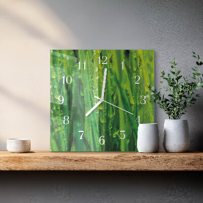 Reloj cuadrado Césped