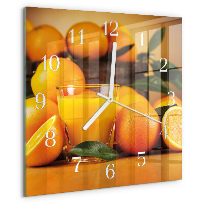 Reloj cuadrado Naranjas