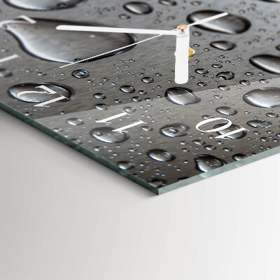 Reloj cuadrado Gotas