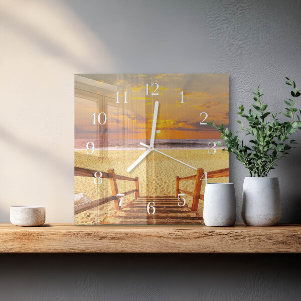 Reloj cuadrado Puente de playa
