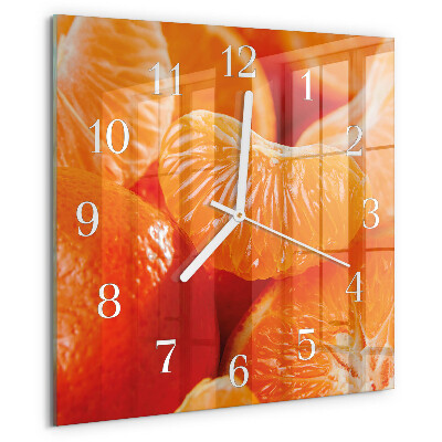 Reloj cuadrado Mandarinas