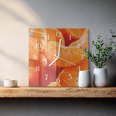 Reloj cuadrado Mandarinas
