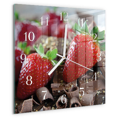 Reloj cuadrado fresas