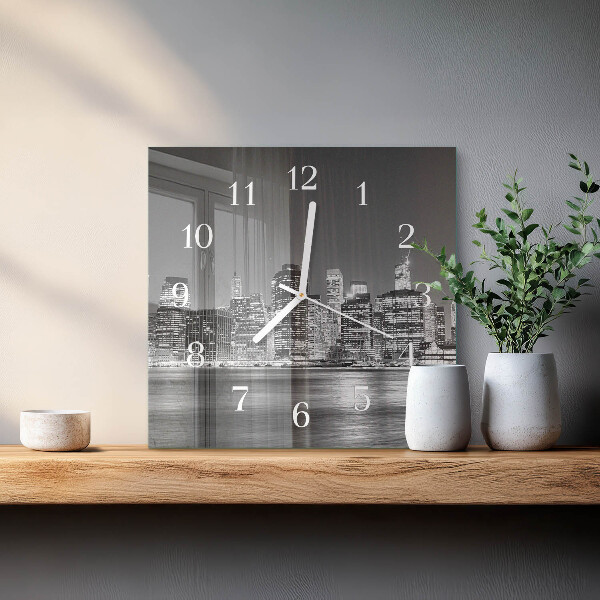 Reloj cuadrado Horizonte