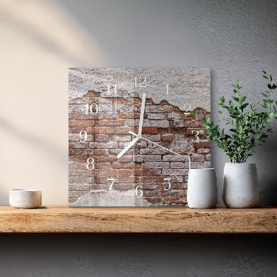 Reloj cuadrado Ladrillo