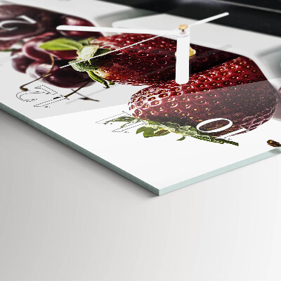 Reloj cuadrado fresas