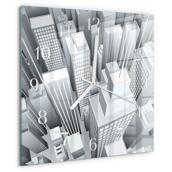 Reloj cuadrado Edificios