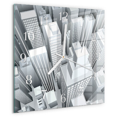 Reloj cuadrado Edificios
