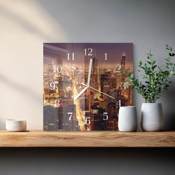 Reloj cuadrado Horizonte