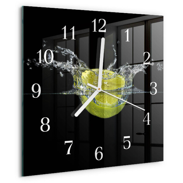 Reloj cuadrado Cítrico
