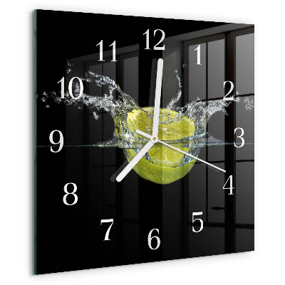 Reloj cuadrado Cítrico