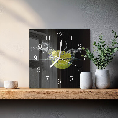Reloj cuadrado Cítrico