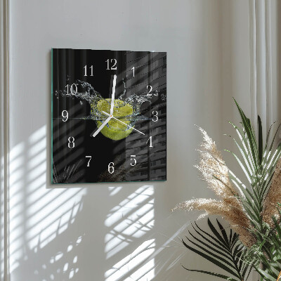 Reloj cuadrado Cítrico
