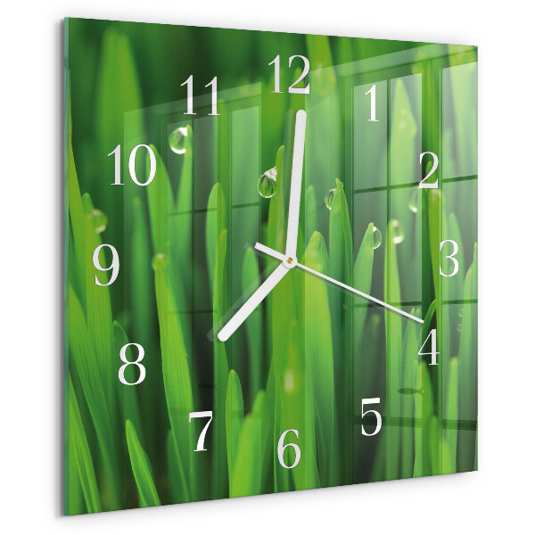 Reloj cuadrado Césped
