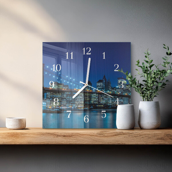 Reloj cuadrado Horizonte