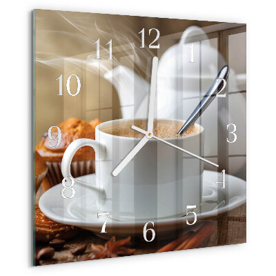 Reloj cuadrado Taza
