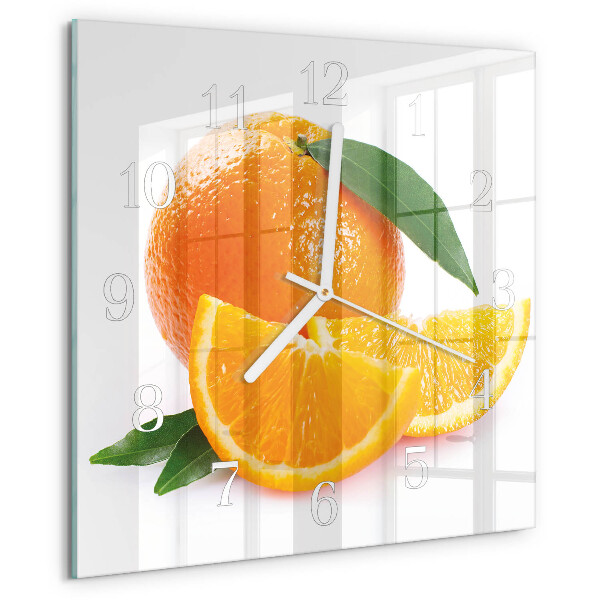 Reloj cuadrado Naranjas