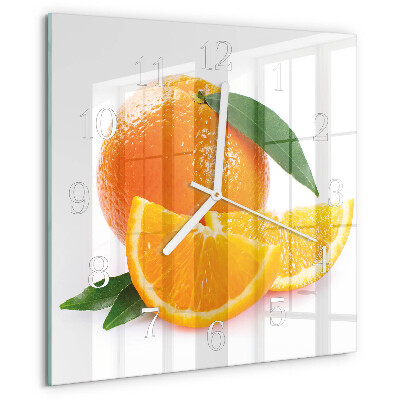 Reloj cuadrado Naranjas