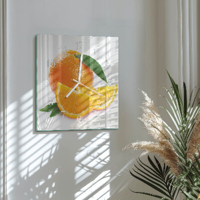 Reloj cuadrado Naranjas