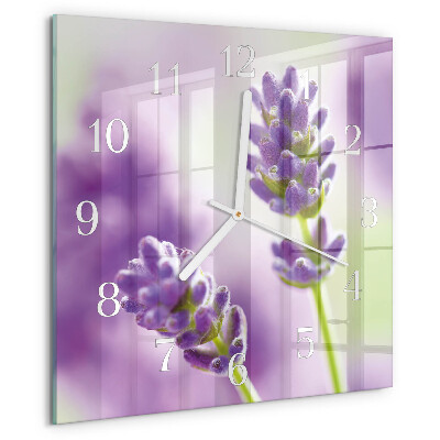Reloj cuadrado Lavanda