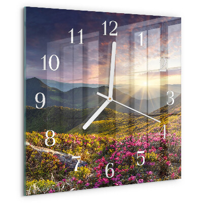 Reloj cuadrado Paisaje