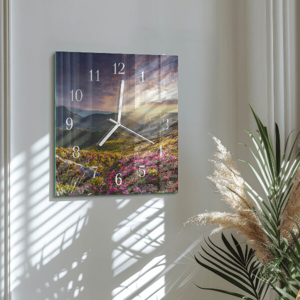 Reloj cuadrado Paisaje
