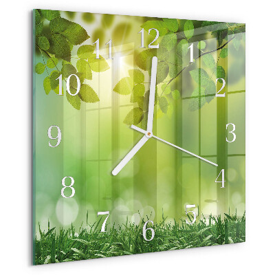 Reloj cuadrado Primavera