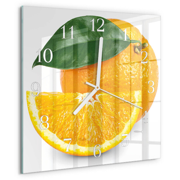 Reloj cuadrado Naranjas