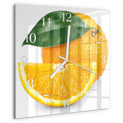 Reloj cuadrado Naranjas