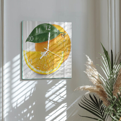 Reloj cuadrado Naranjas