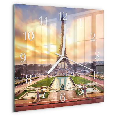 Reloj cuadrado Torre Eiffel
