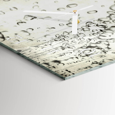 Reloj cuadrado Gotas