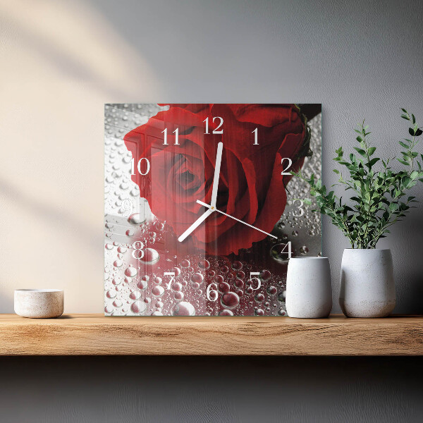 Reloj cuadrado Rosa