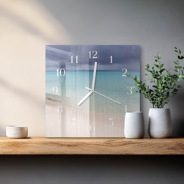 Reloj cuadrado Playa
