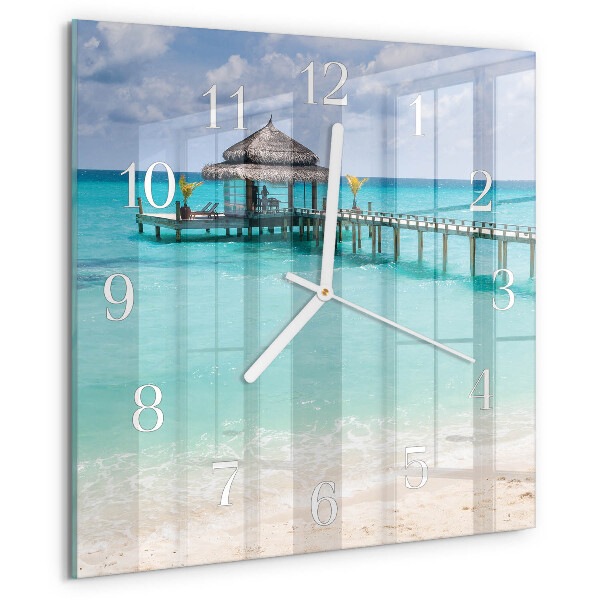 Reloj cuadrado Playa