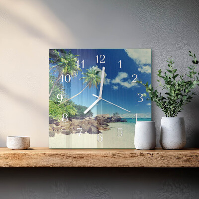 Reloj cuadrado Palm Beach