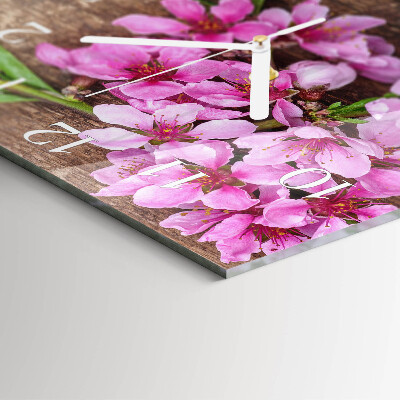 Reloj cuadrado Flores