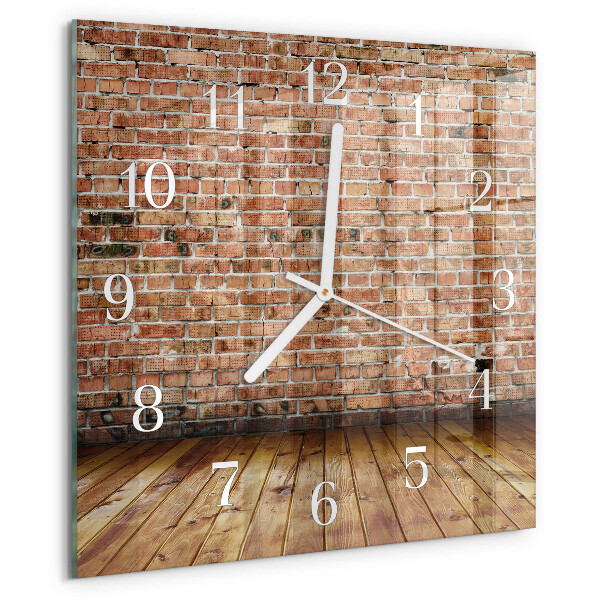 Reloj cuadrado Ladrillo