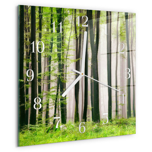 Reloj cuadrado Bosque