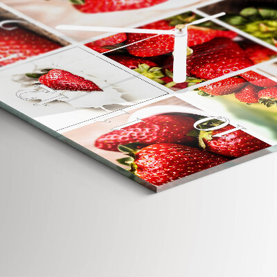 Reloj cuadrado fresas