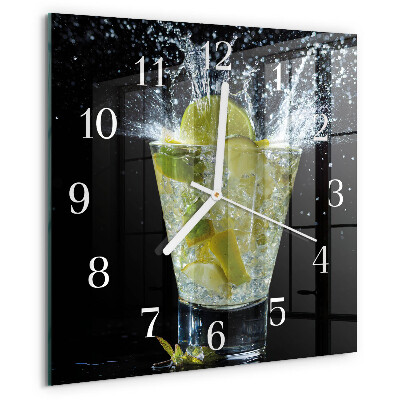 Reloj cuadrado Cóctel