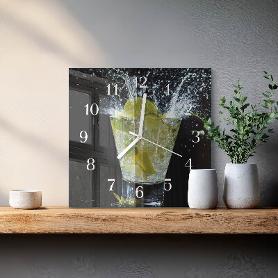 Reloj cuadrado Cóctel