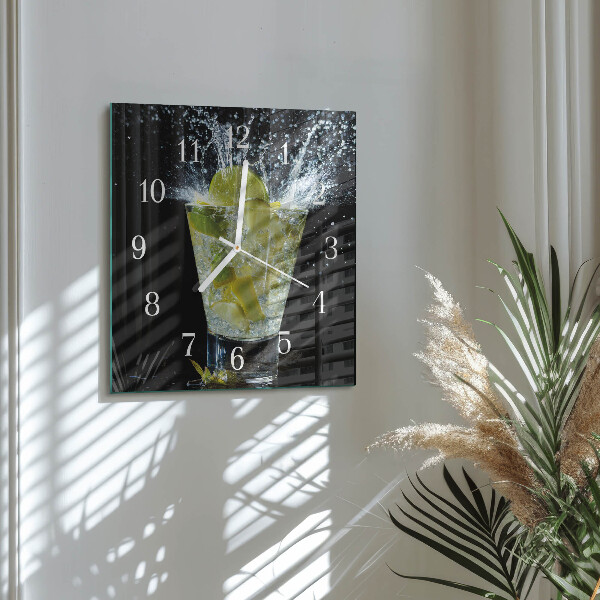 Reloj cuadrado Cóctel