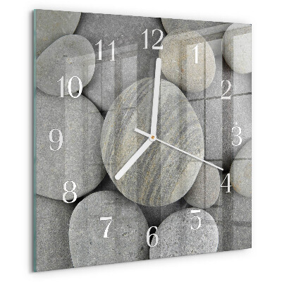 Reloj cuadrado Piedras