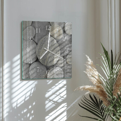 Reloj cuadrado Piedras