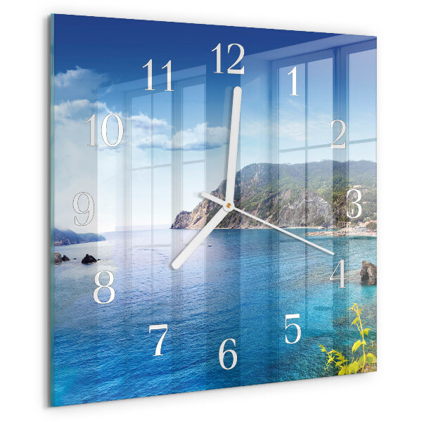 Reloj cuadrado Bahía