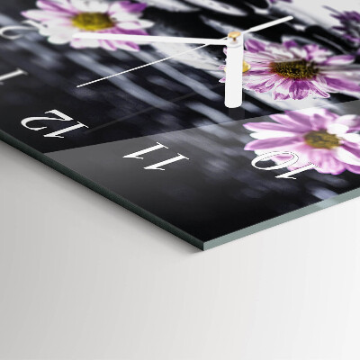 Reloj cuadrado Flores